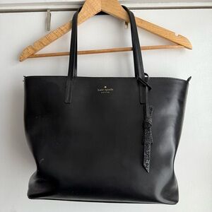 Kate Spade Bag Karla Seton Drive Black Leather Tote
